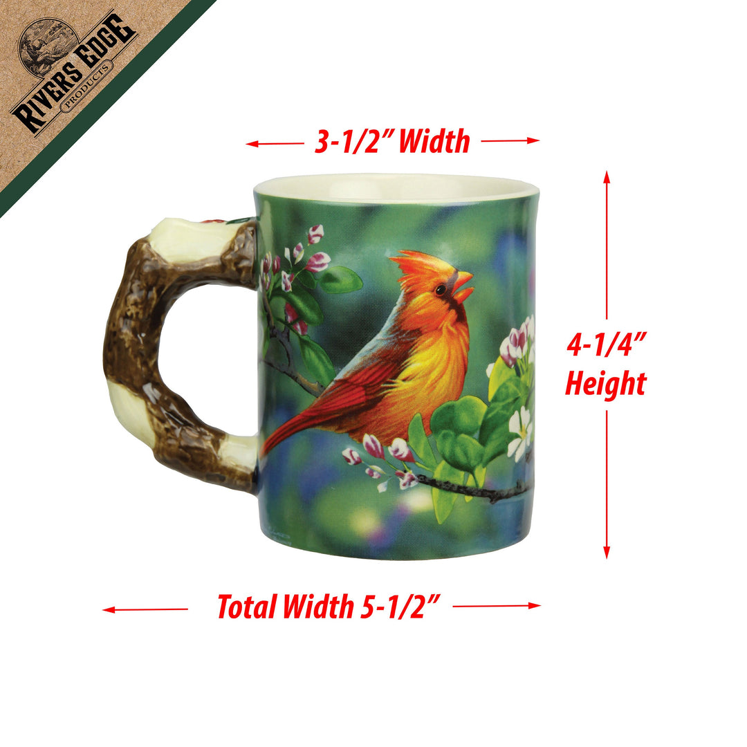 Ceramic Mug 3D 15Oz Cardinal