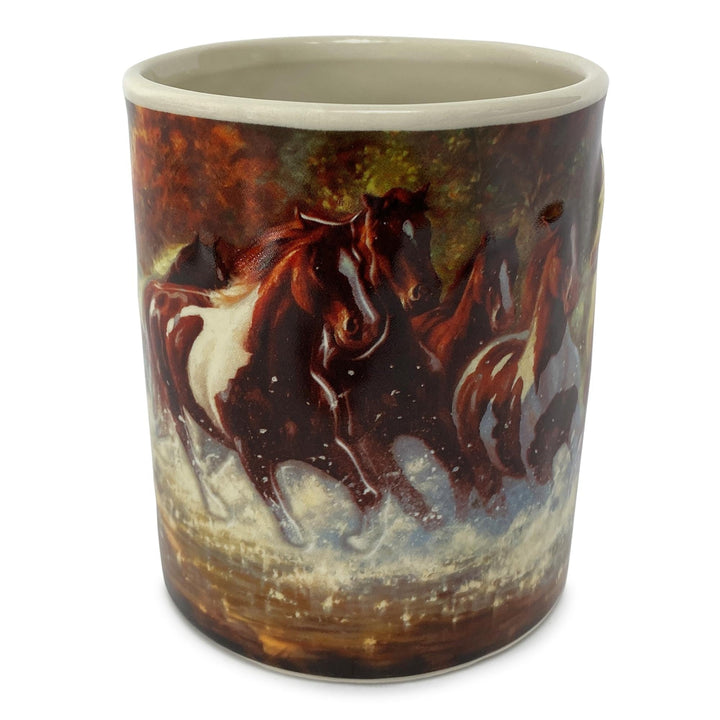 Ceramic Mug 3D 15Oz Horse Scene