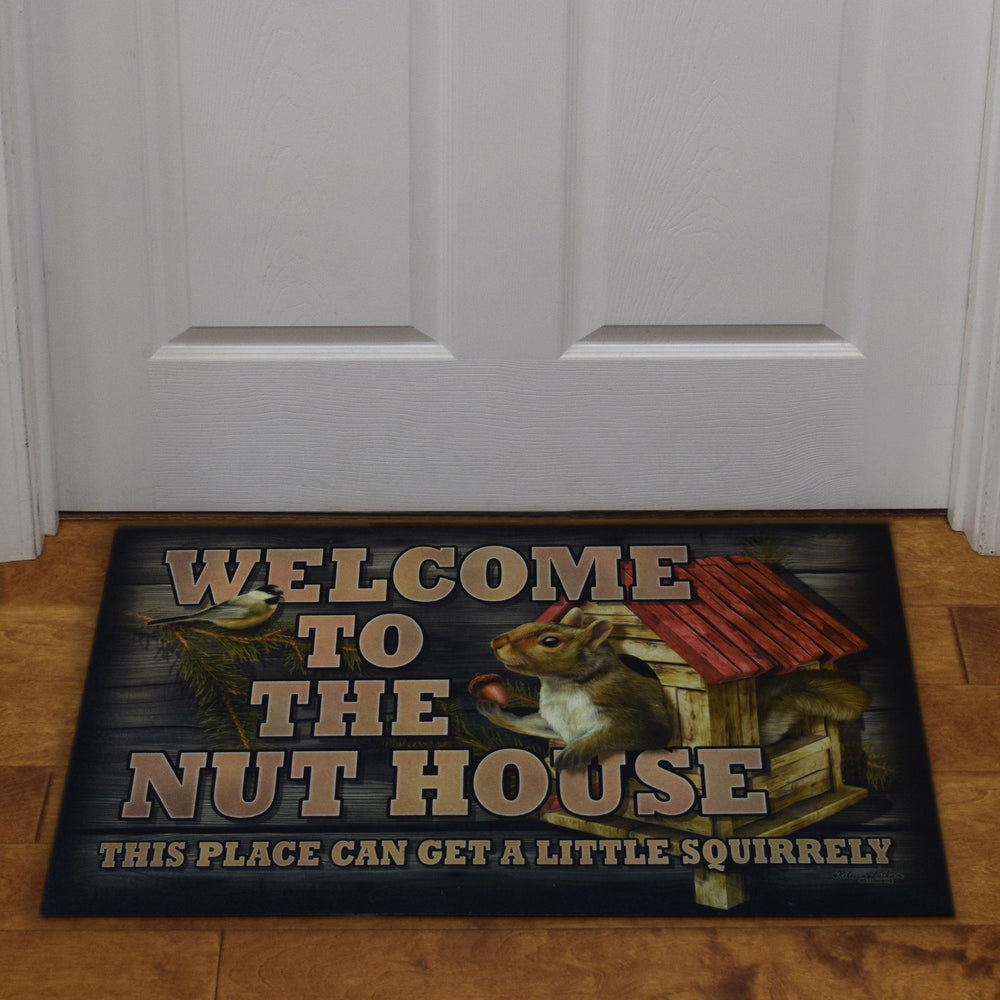 Door Mat Rubber 26In X 17In Nut House