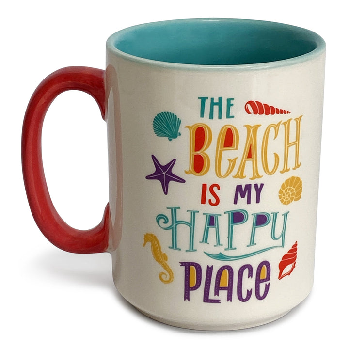 Ceramic Mug 16Oz Beach Happy