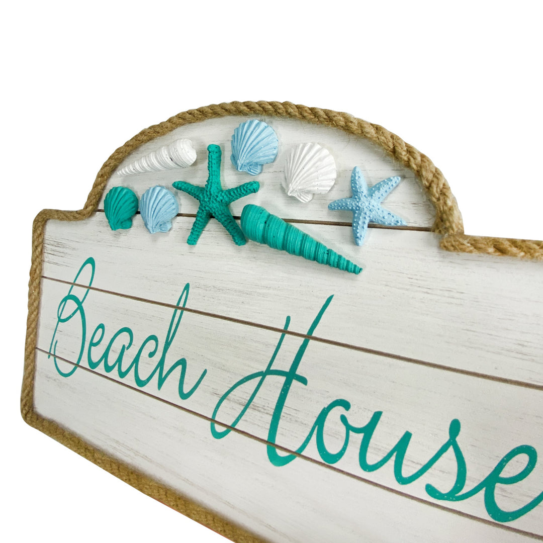 Wood Sign 12In X 8In Beach Rules