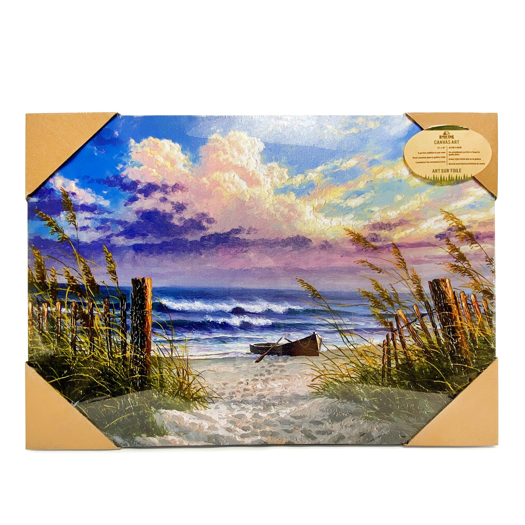 Rivers Edge A New Day Canvas Art - 12 x 16 x 1