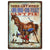 Metal Tin Signs, Funny, Vintage, Personalized 12-Inch x 17-Inch - Horse Whiskey