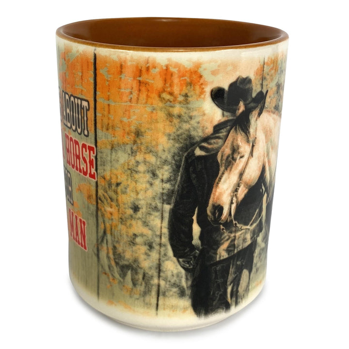 Ceramic Mug 16Oz Outside Of A Horse