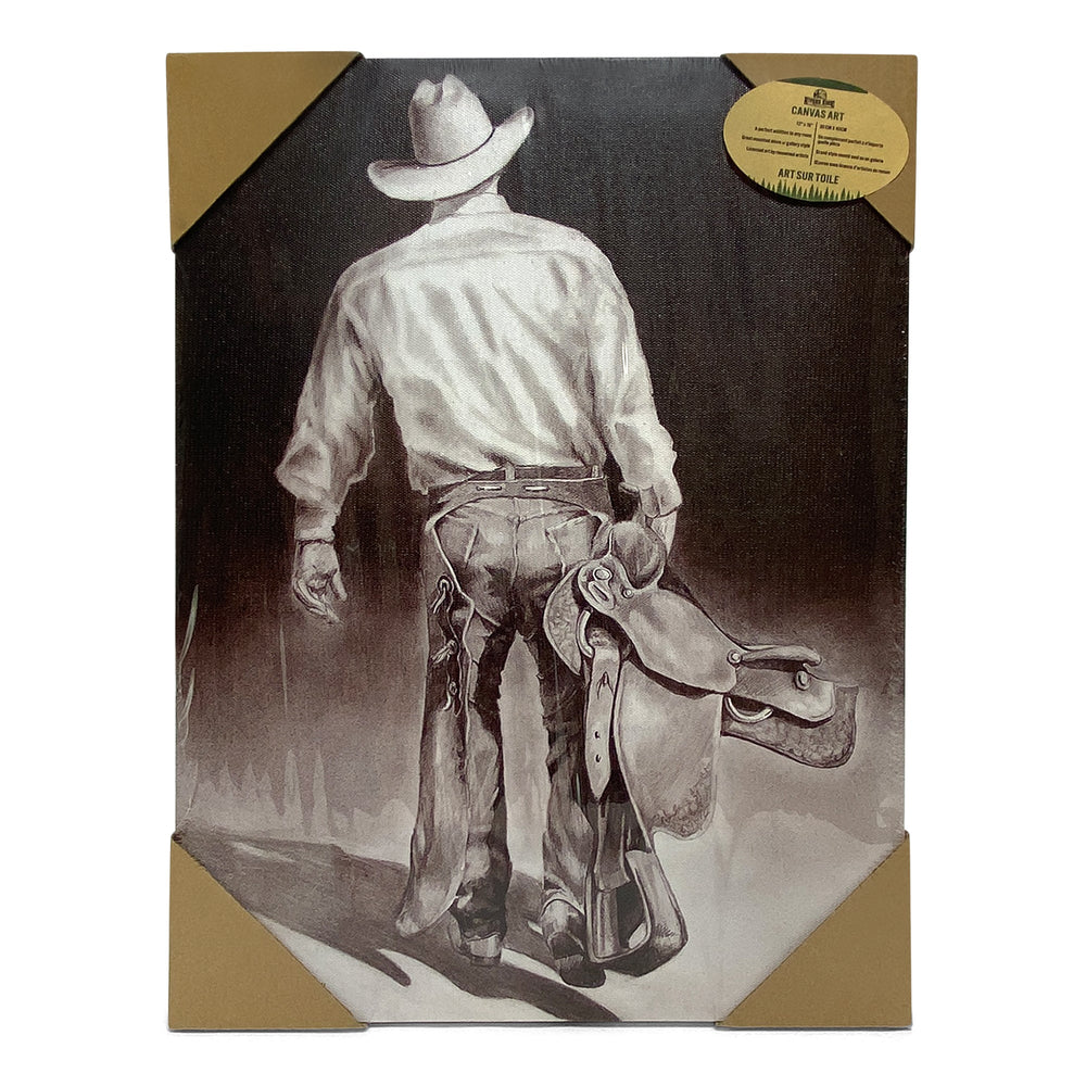 Canvas Art 12In X 16In Cowboy