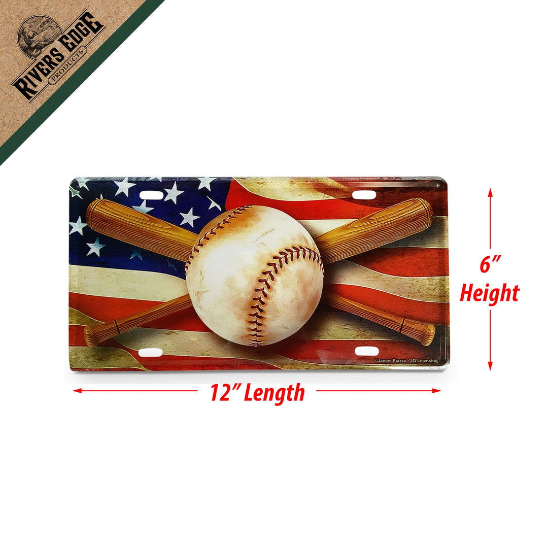 Vanity License Plate 12In X 6In American Baseball