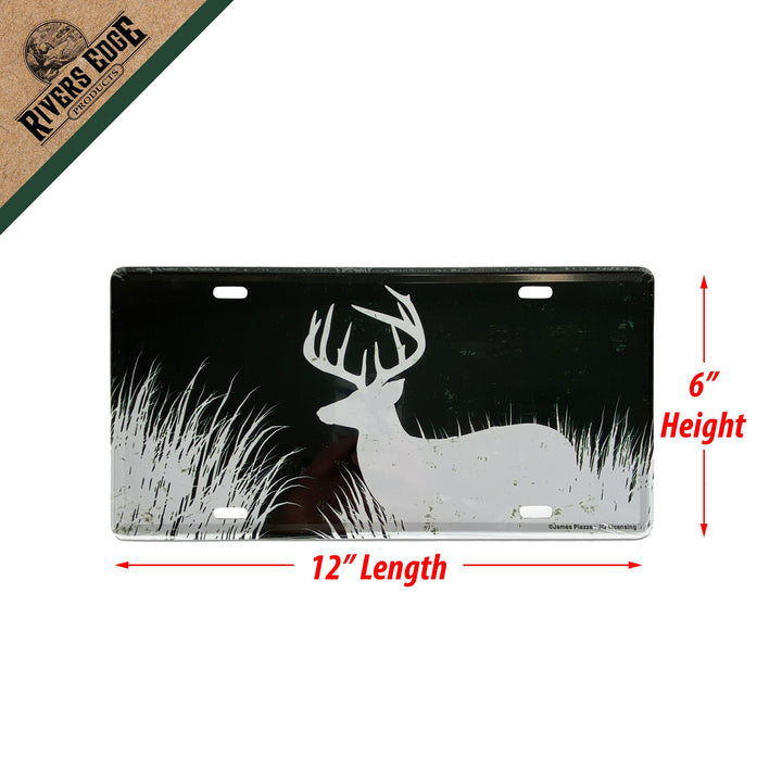 Vanity License Plate 12In X 6In Deer Silhouette