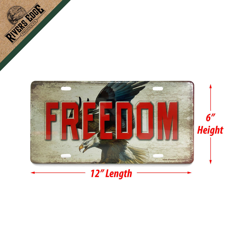 Vanity License Plate 12In X 6In Eagle Freedom