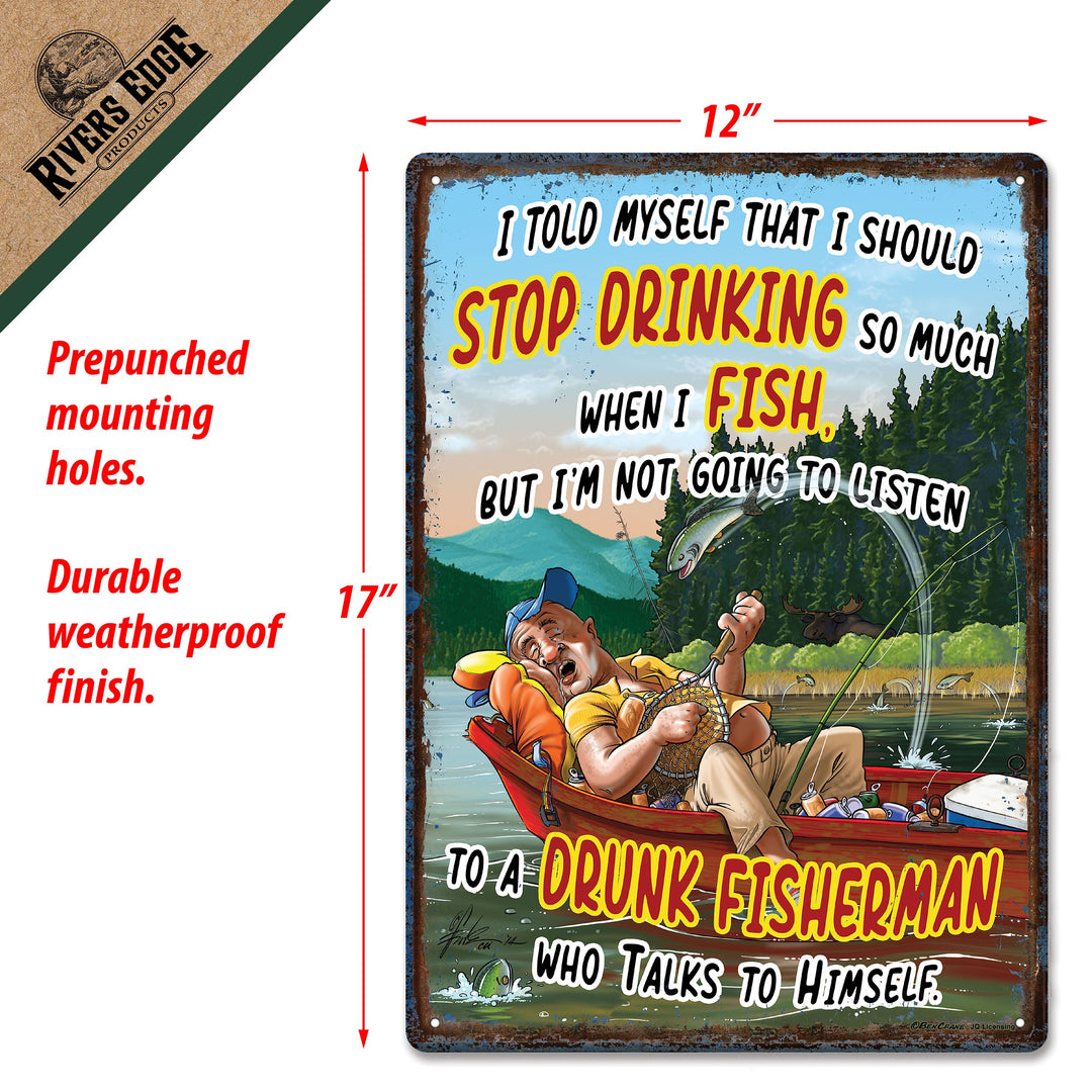 Metal Tin Signs, Funny, Vintage, Personalized 12-Inch x 17-Inch