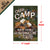 Lawn Yard Decor Double Sided Flag 14-Inch x 22-Inch with Pole - Our Camp Where Friends And Marshmallows Get Toasted