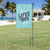 Lawn Yard Decor Double Sided Flag 14-Inch x 22-Inch with Pole - Life's a Beach