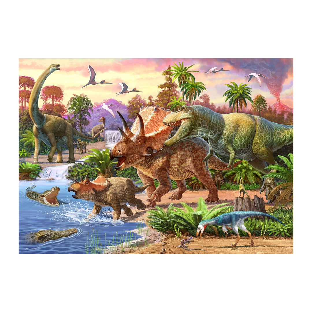 Puzzle In Tin 1000 Piece Dinosaurs