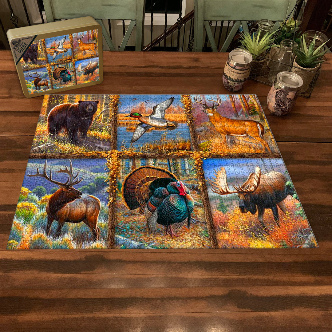 Puzzle In Tin 1000 Piece American Game
