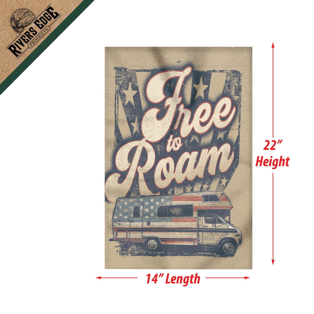 Lawn Flag 14In X 22In With Pole Free To Roam