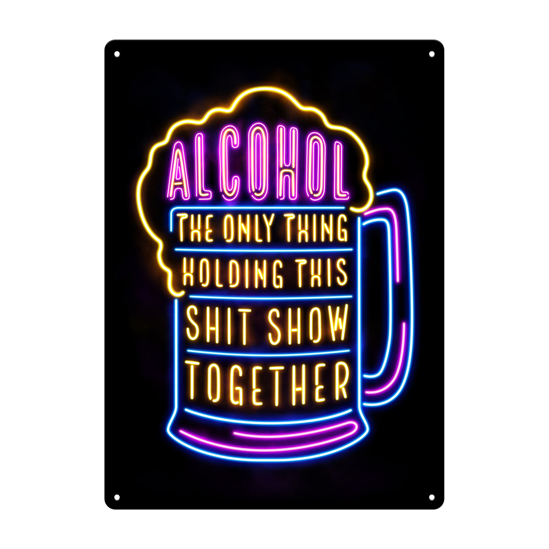 Tin Sign 12In X 17In Alcohol Show