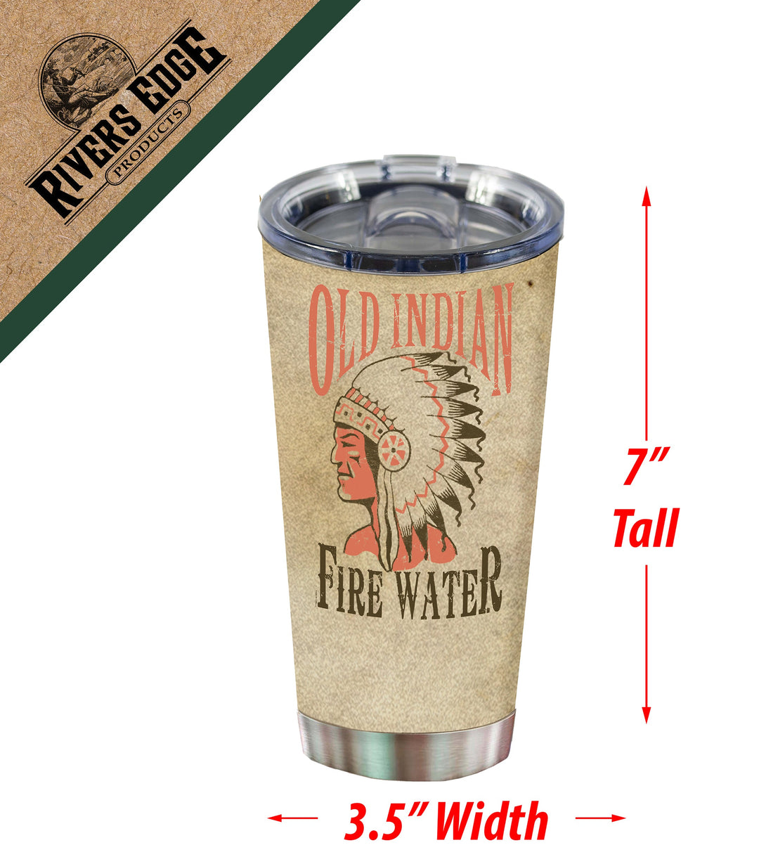 Tumbler 20Oz Old Indian Fire Water