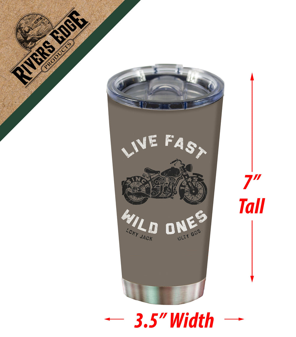 Tumbler 20Oz Live Fast Die Last