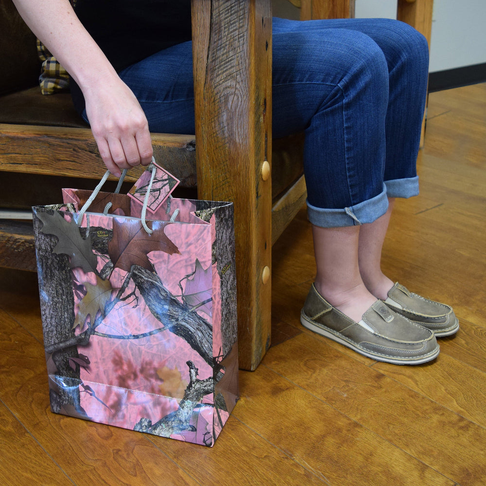 Gift Bag Medium Camo Pink