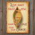 Tin Sign Paddle Your Canoe Weatherproof With Pre Punched Holes For Hanging 12 By 17 Inches