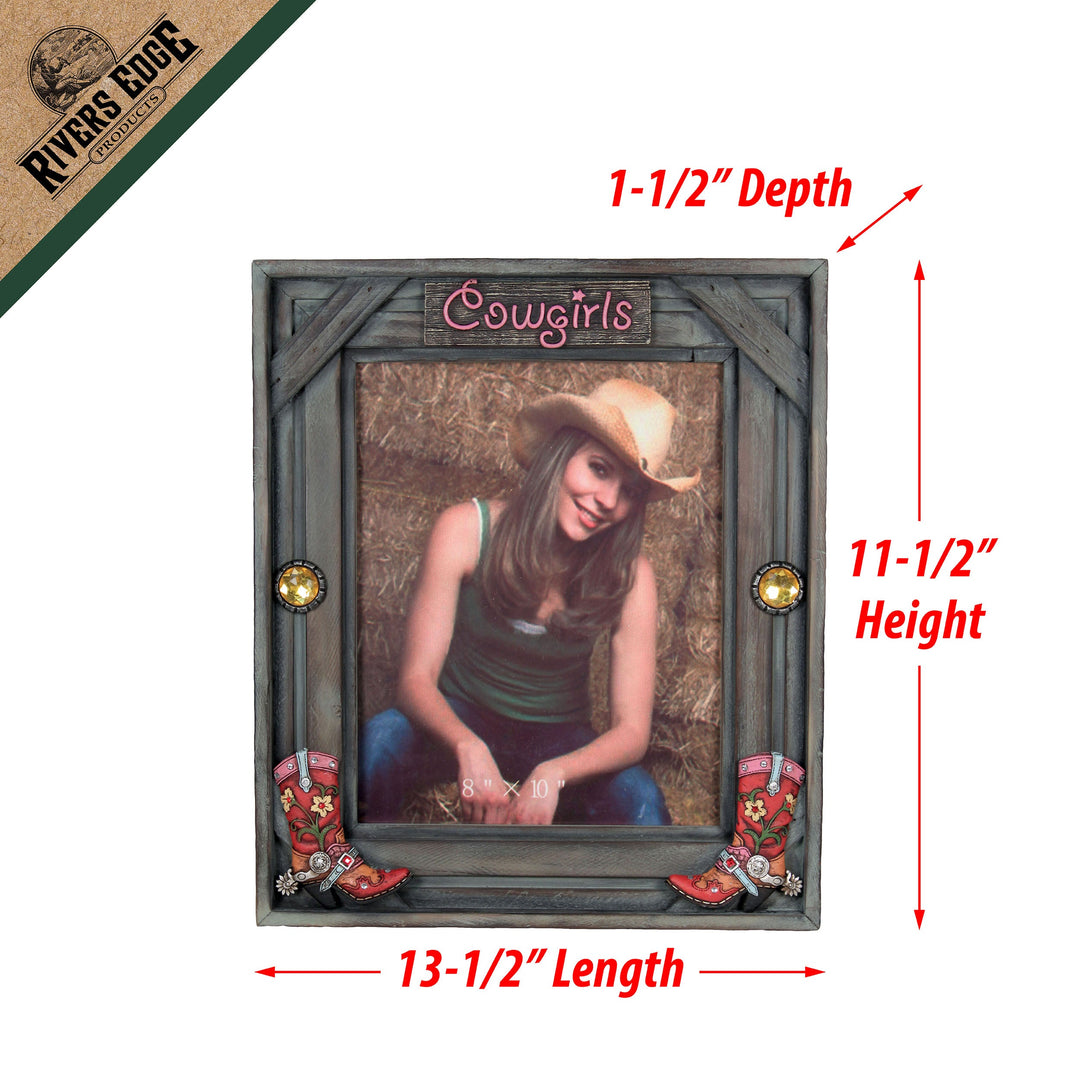 8X10 Cowgirl Picture Frame