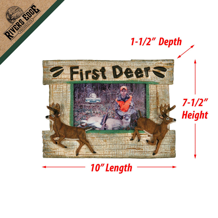 Picture Frame 4In X 6In First Deer