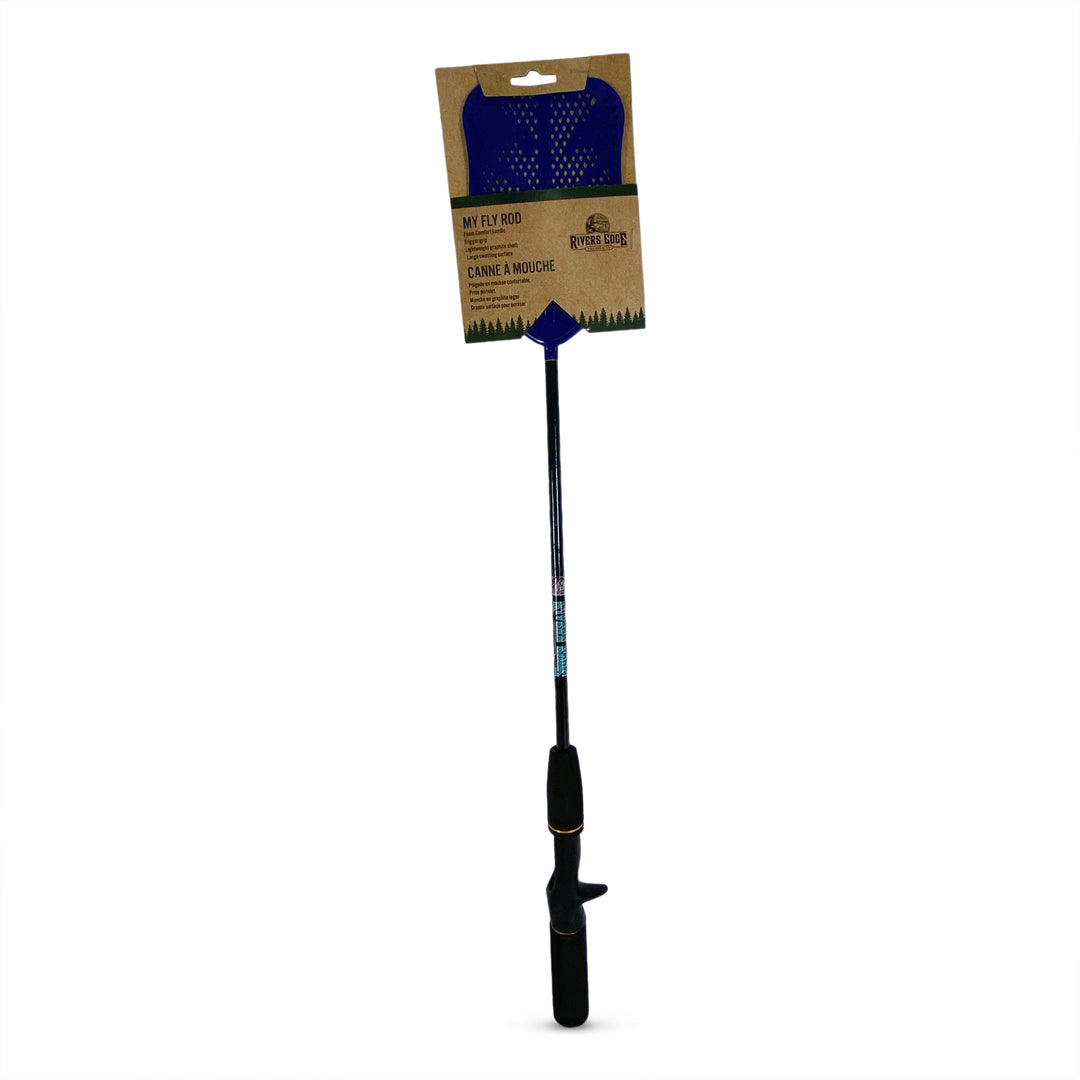 Rivers Edge Products Fishing Rod Fly Swatter, Manual Insect Killer