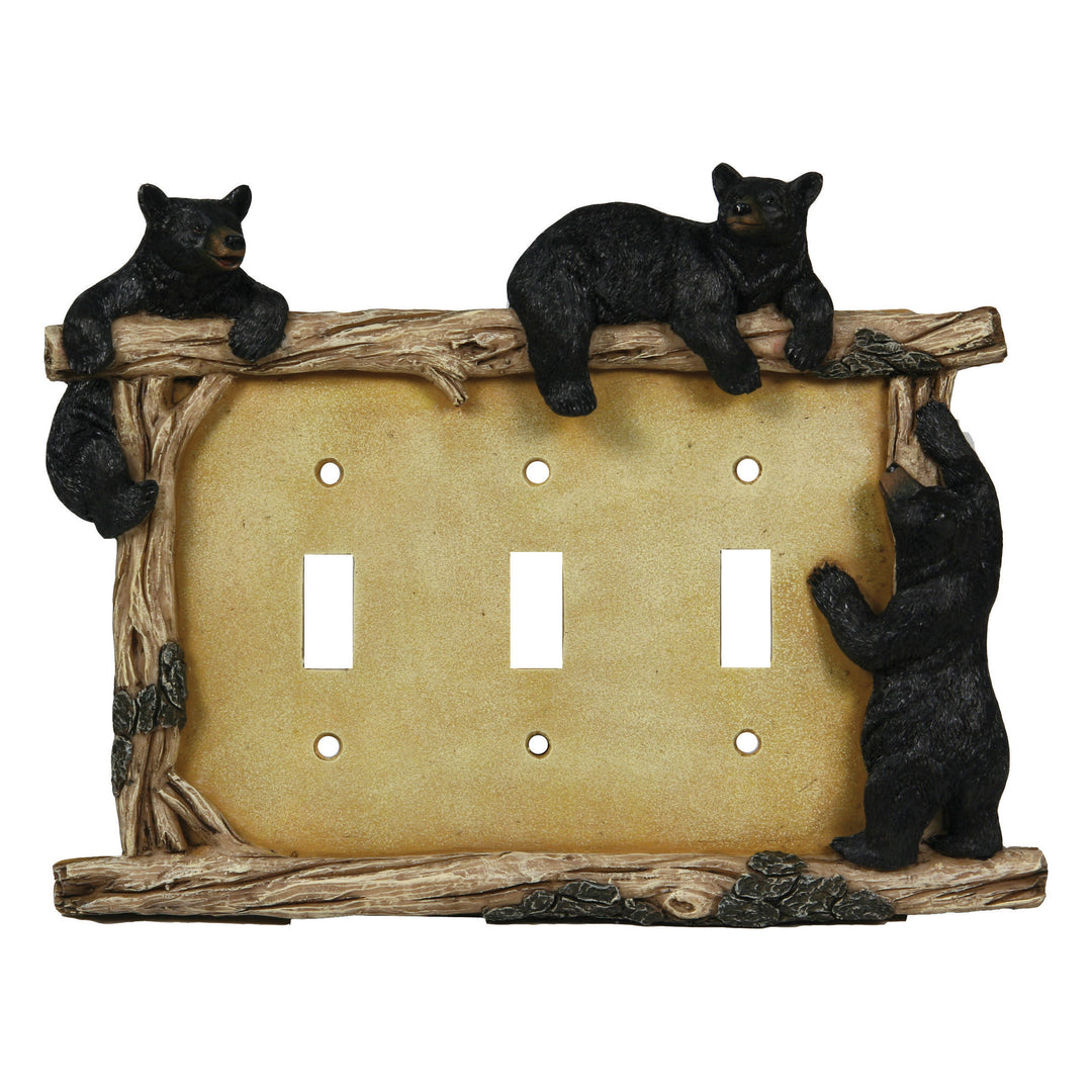 Switch Plate Cover Triple Bear