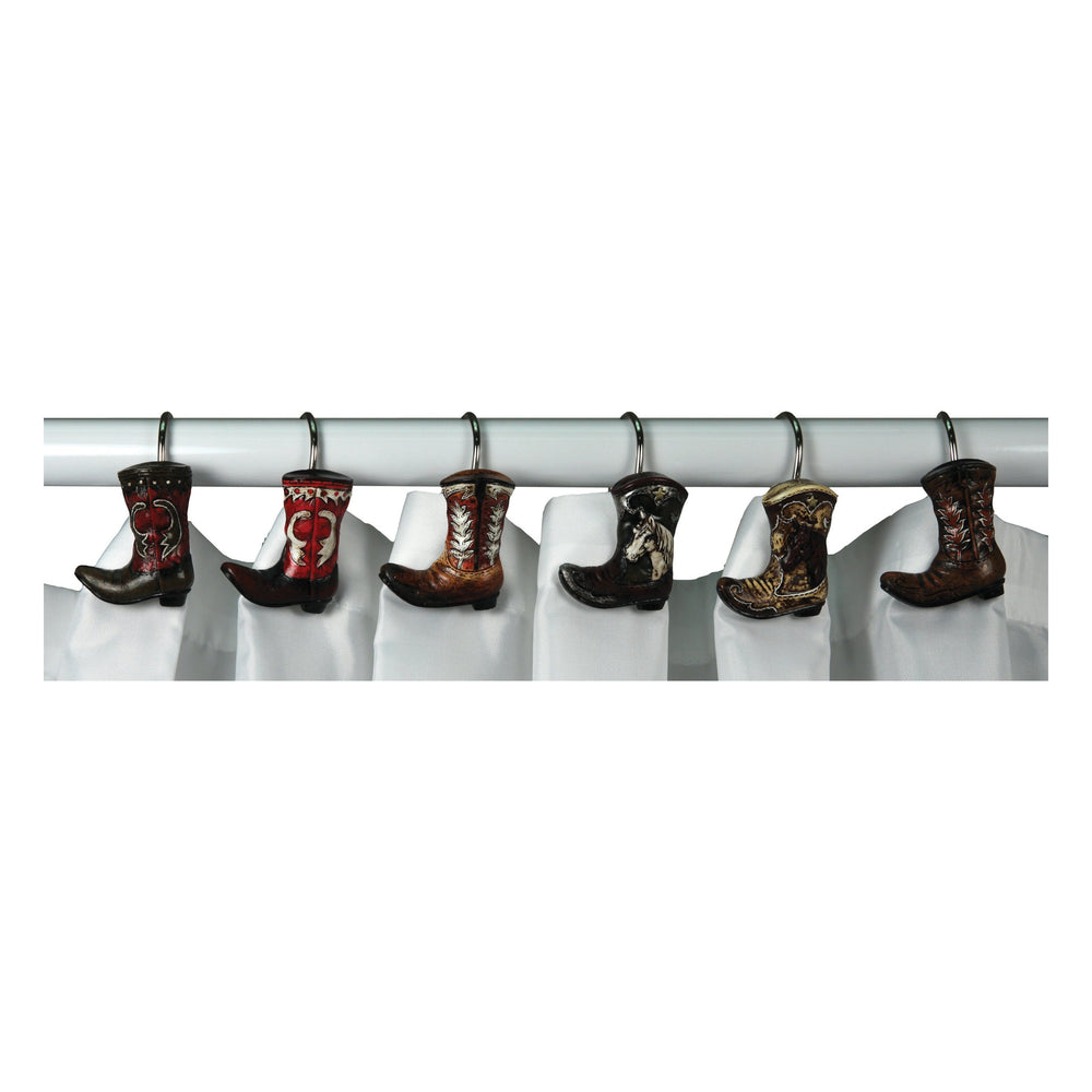 Shower Curtain Hooks Cowboy Boot