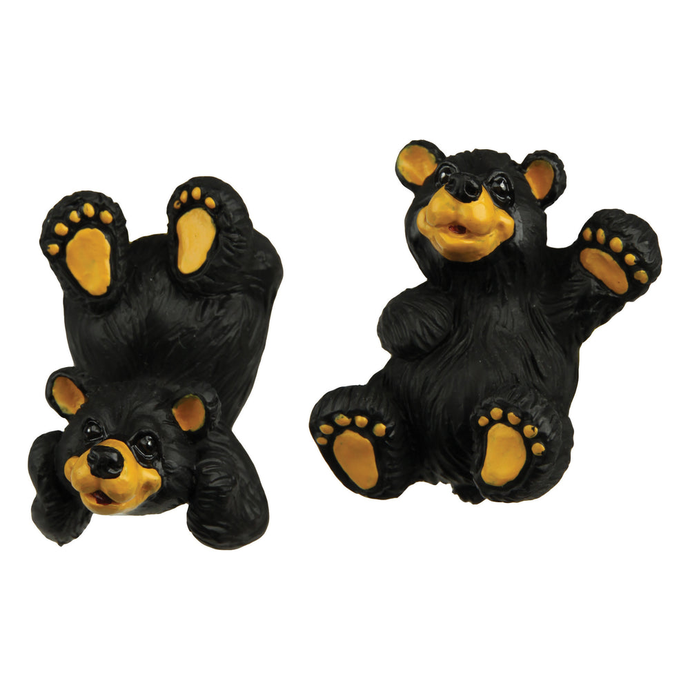 Drawer Cabinet Knobs 2 Pack Black Bear