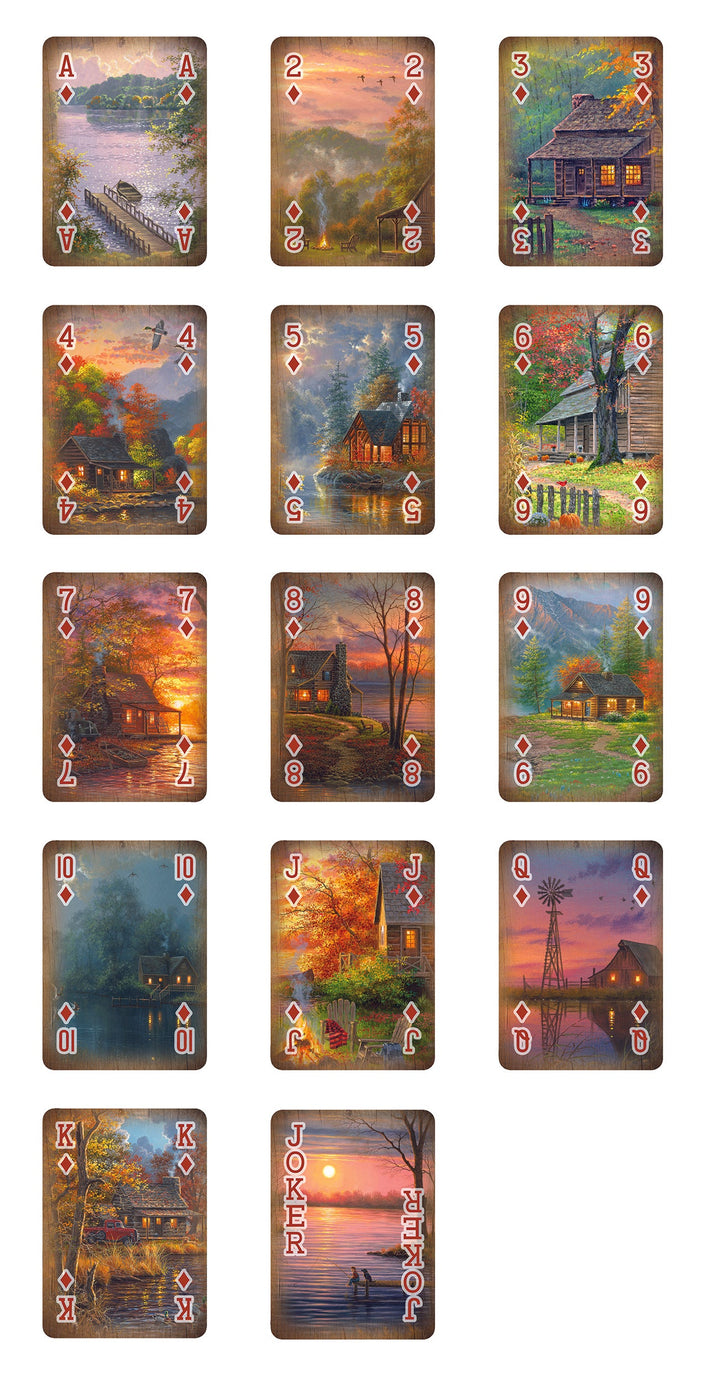 Playing Cards Cabins