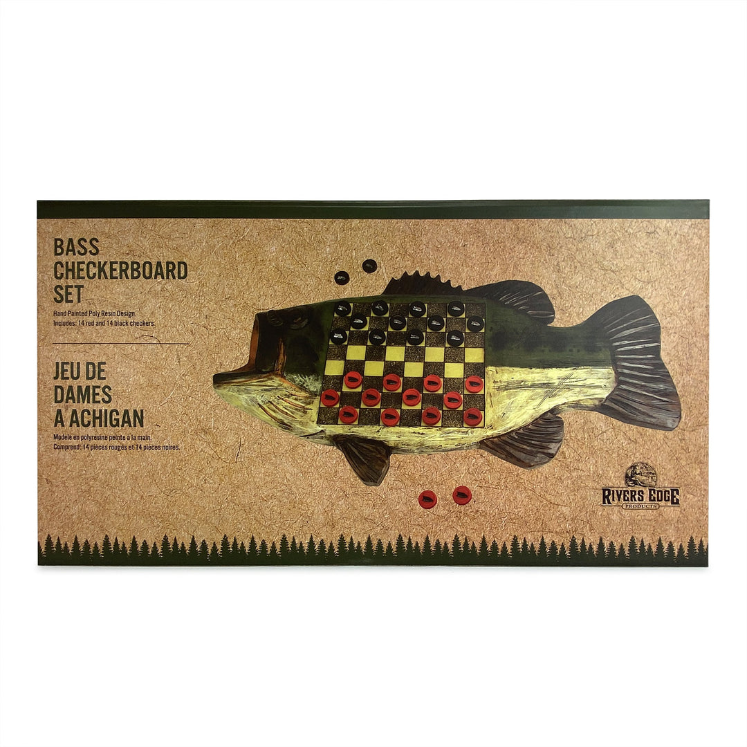 River's Edge Checkerboard Set, Bass, 704