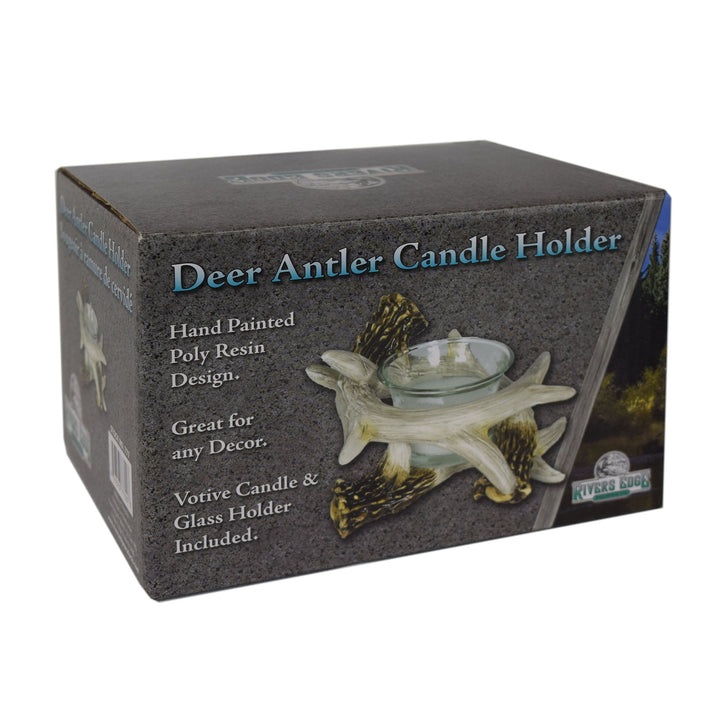 Candle Holder Deer Antler 1