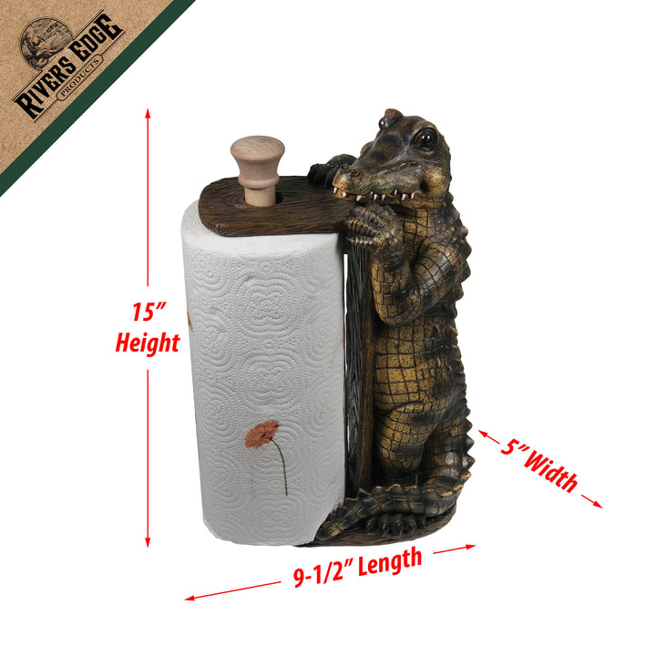 Paper Towel Holder - Alligator