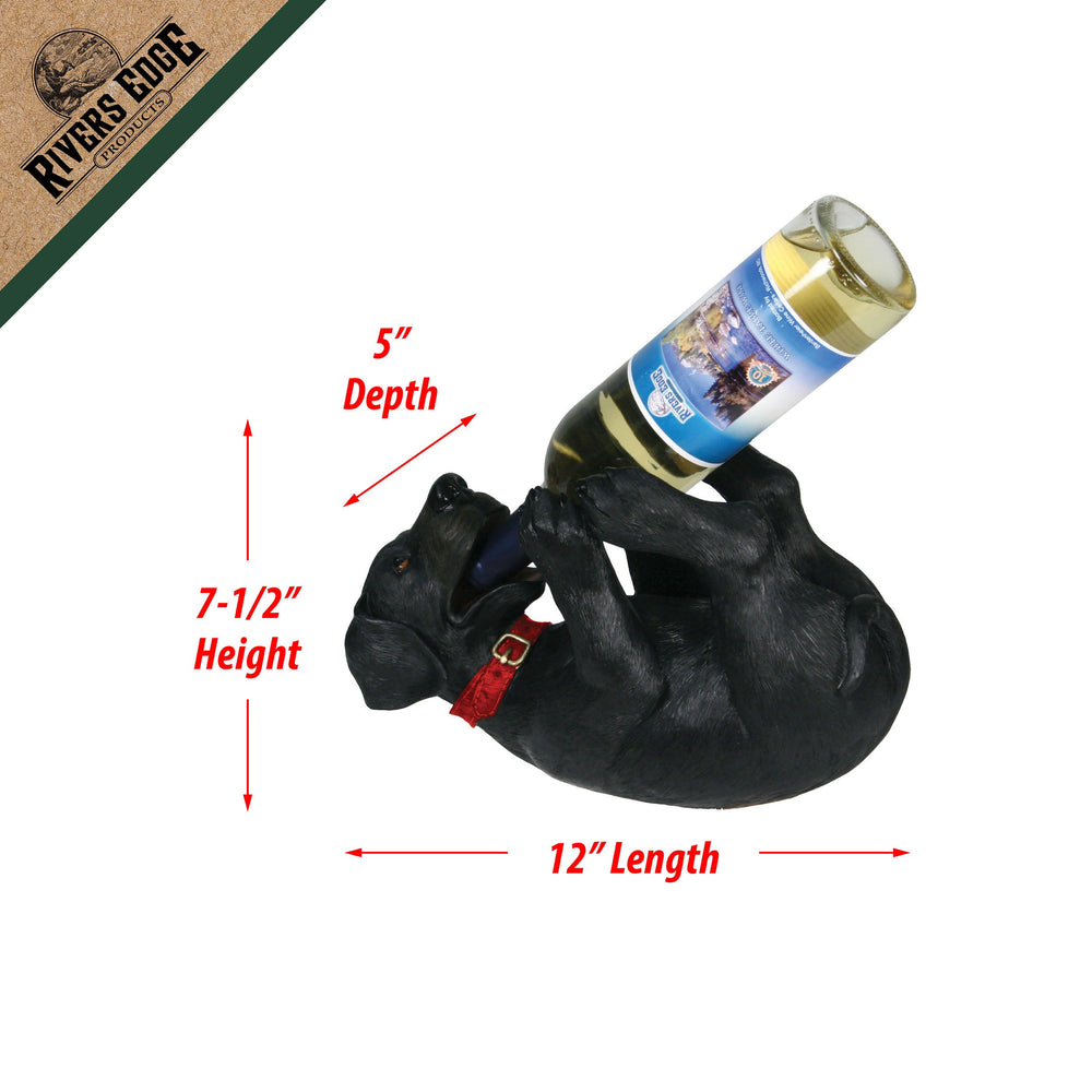 Wine Bottle Holder Black Lab