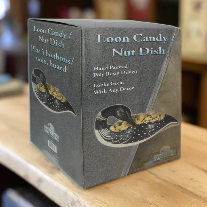 Loon Candy Dish Wildlife Animal Decorative Bowl